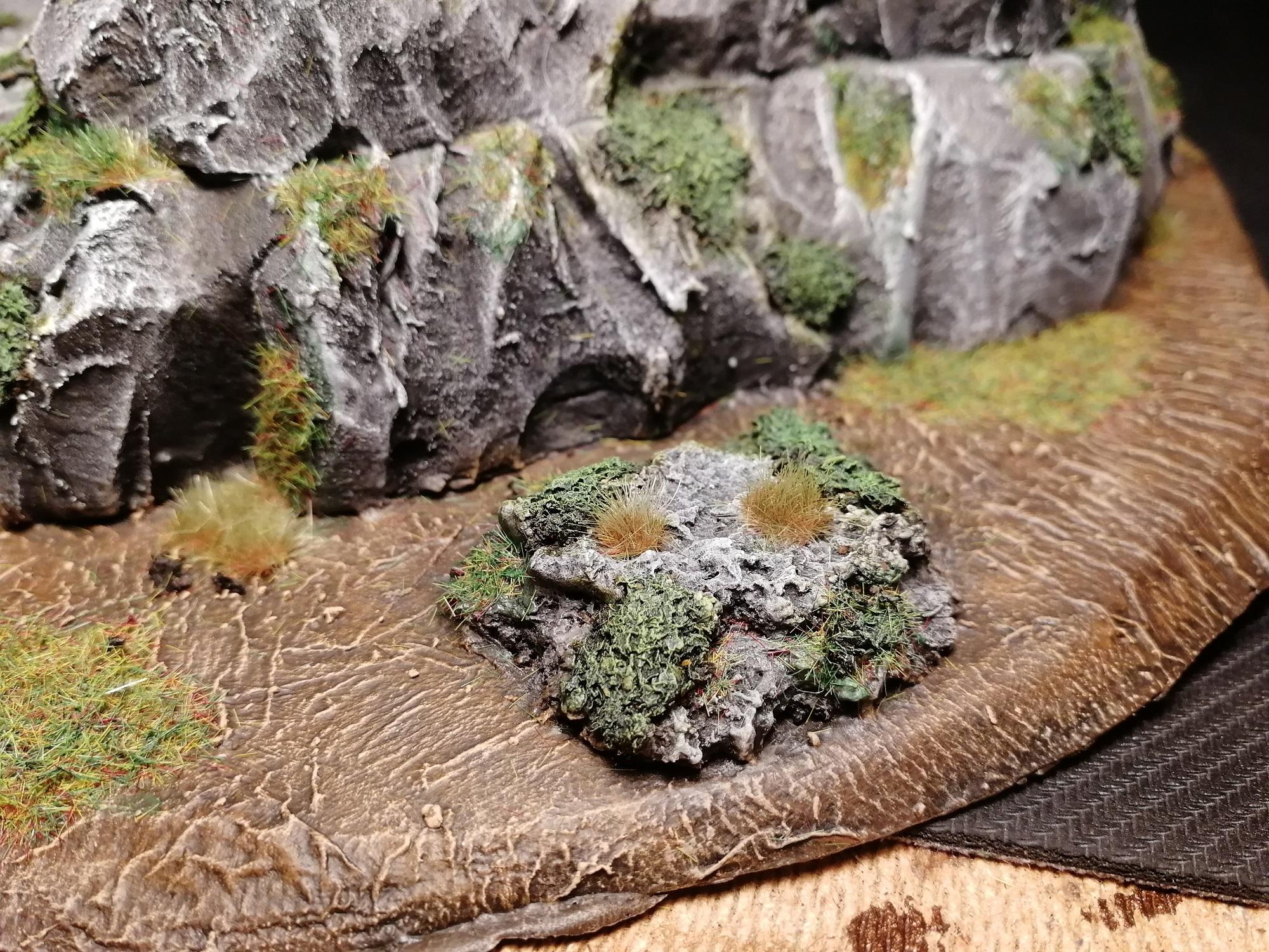 Bush, Foam, Foam Core, Foliage, Grass, Ground, Moss, Rock, Stone
